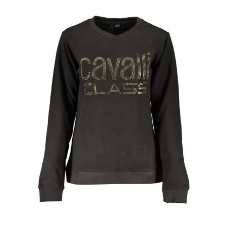 SWEAT-SHIRT SANS FERMETURE ÉCLAIR POUR FEMME CAVALLI CLASS NOIR - CAVALLI CLASS