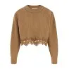 Chloé Cropped Lace Sweater - CHLOE