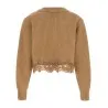 Chloé Cropped Lace Sweater - CHLOE