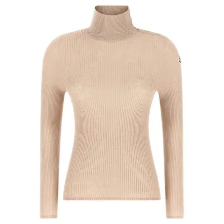 Moncler Textured Wool Turtleneck Sweater - MONCLER
