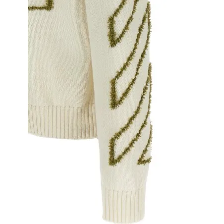 Off White Diag Outline Sweater - OFF WHITE