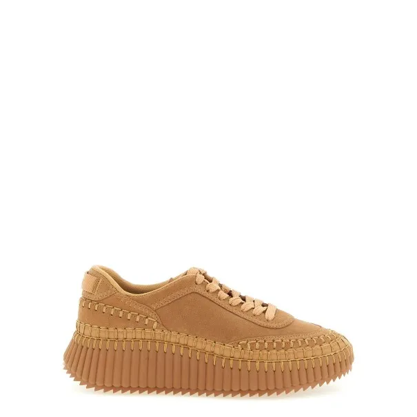 Chloé Nama Wedge Sneakers - CHLOE