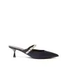 Stella McCartney Elsa Narrow Heel Shoes Decorated with Pearls - 
