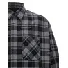 Off White Check Flannel Padded Jacket - OFF WHITE