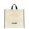 Jil Sander Border Book Tote Square Shopping Bag - JIL SANDER