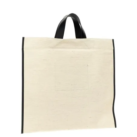 Jil Sander Border Book Tote Square Shopping Bag - JIL SANDER