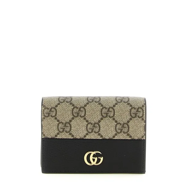 Gucci Gg Marmont Two-tone Wallet - Gucci
