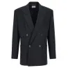 Saint Laurent Pinstriped Double-breasted Blazer - Yves Saint Laurent