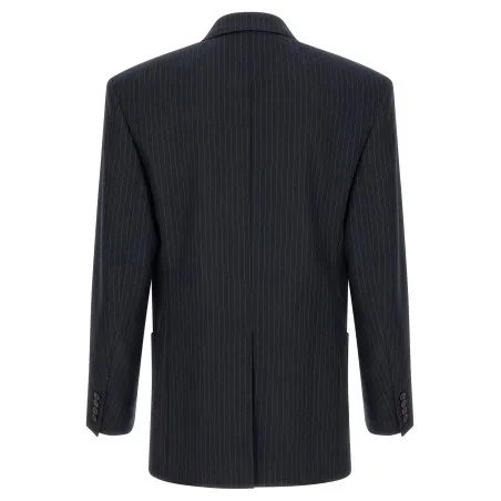 Saint Laurent Pinstriped Double-breasted Blazer - Yves Saint Laurent