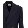 Saint Laurent Felted Wool Gabardine Blazer Jacket - Yves Saint Laurent