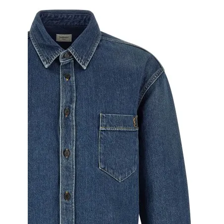 Saint Laurent Cassandre Denim Shirt - Yves Saint Laurent