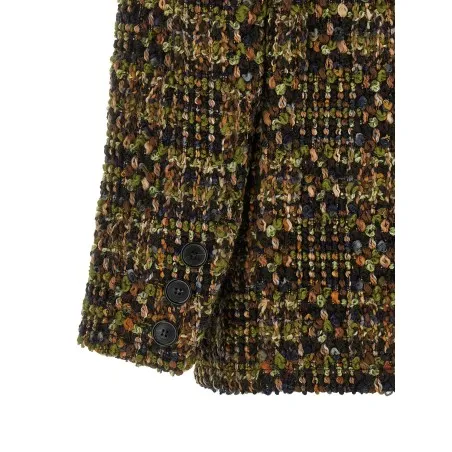 Saint Laurent Bouclé Tweed Blazer - Yves Saint Laurent