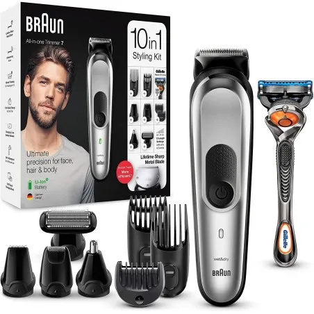 Tondeuse BRAUN  MGK7220 MULTIFONCTION 10 EN 1 - BRAUN