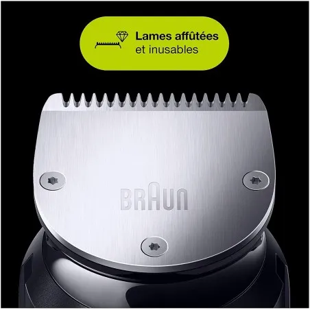 Tondeuse BRAUN  MGK7220 MULTIFONCTION 10 EN 1 - BRAUN
