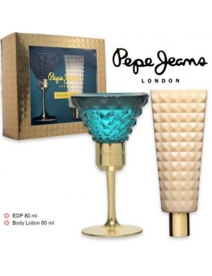 Coffret Parfum Femme Pepe Jeans CELEBRATE FOR HER  80ML