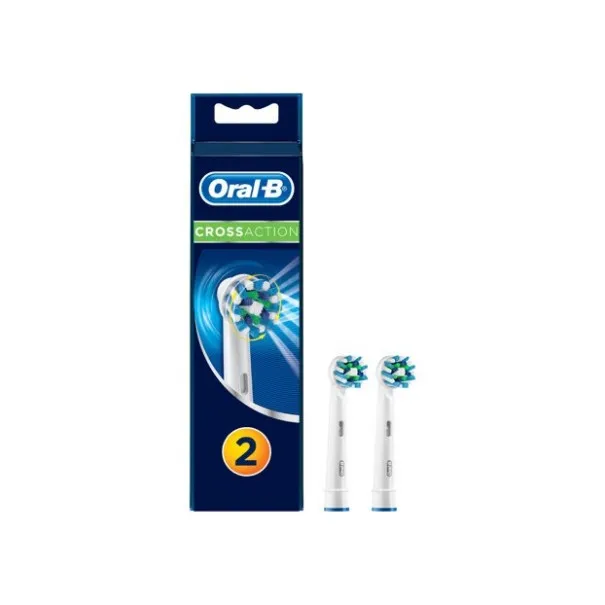 Brossettes Oral-B EB50 2 BROSSETTES CROSSACTION - Brossettes Oral-B EB50 2 BROSSETTES CROSSACTION -