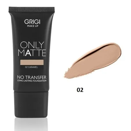 Fond de teint grigi MAKEUP ONLY MATTE NO TRANSFER LONG LASTING FOUNDATION - GRIGI