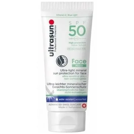 Ecran Solaire ULTRASUN FACE MINERAL SPF50+ 40 ML - 