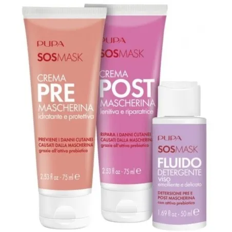 Kit Masque Visage PUPA  SOS MASK - PUPA
