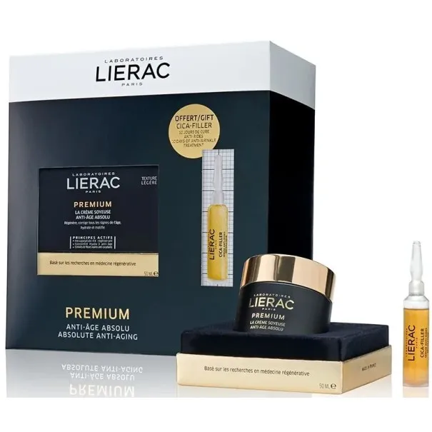 Coffret LIERAC PREMIUM CREME SOYEUSE - Coffret LIERAC PREMIUM CREME SOYEUSE -