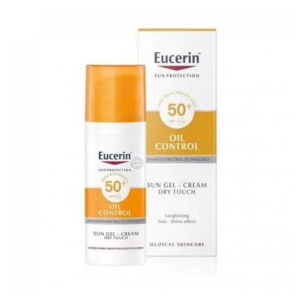 Ecran Solaire EUCERIN 50+ GEL-CREME OIL CONTROL 50 ML - Ecran Solaire EUCERIN 50+ GEL-CREME OIL CONTROL 50 ML -