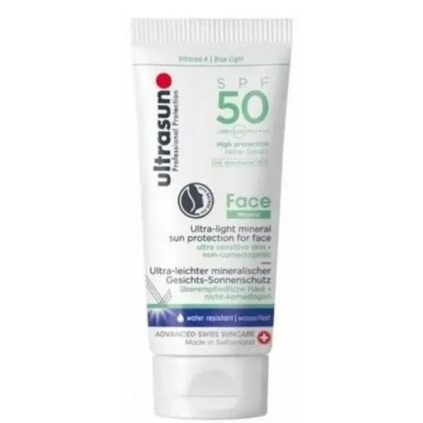 Ecran Solaire ULTRASUN FACE MINERAL SPF50+ 40 ML