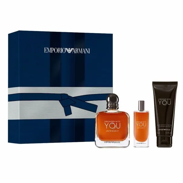 Coffret Parfum Homme EMPORIO ARMANI C-Stronger With You Intense - Emporio Armani Coffret Parfum Homme EMPORIO ARMANI C-Stronger With You Intense - Emporio Armani