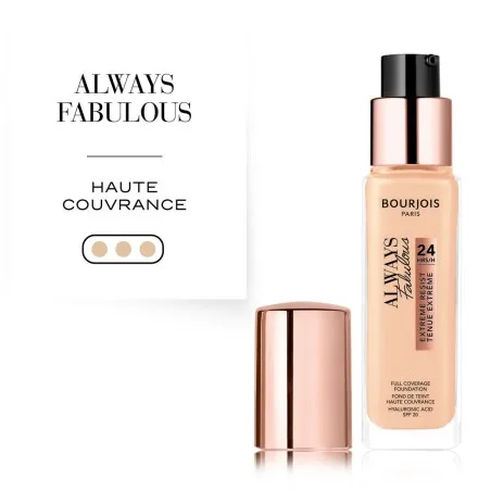 Fond de teint BOURJOIS ALWAYS FABULOUS 24H