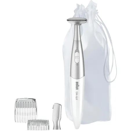 Tondeuse BRAUN FG1100 SILKFINISH BIKINI 3 EN 1 BLANC - BRAUN
