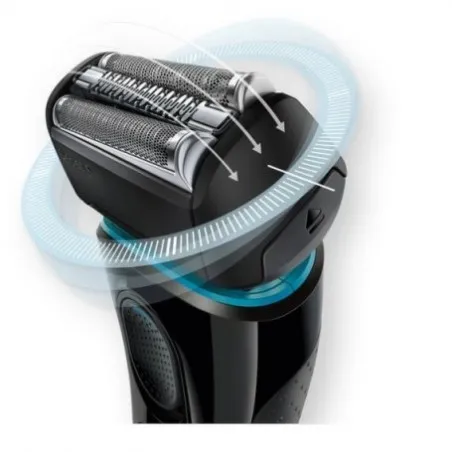BRAUN 5140S RASOIR POUR POILS DENSES ET/OU COUCHES WET & DRY - BRAUN