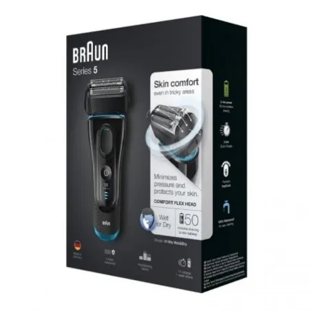 BRAUN 5140S RASOIR POUR POILS DENSES ET/OU COUCHES WET & DRY - BRAUN
