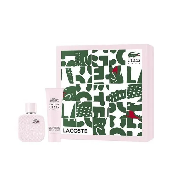 Coffret Parfum Femme LACOSTE L.12.12 ROSE