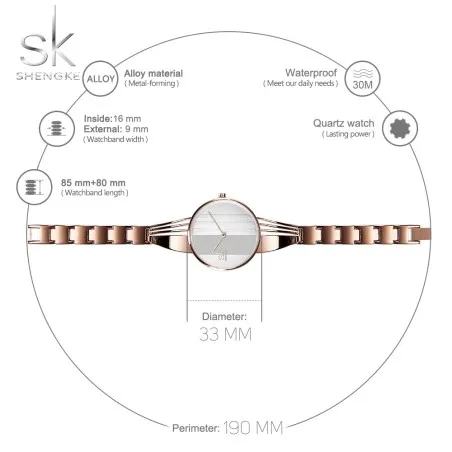 Montre Femme sk shengke 11K0062 - sk shengke