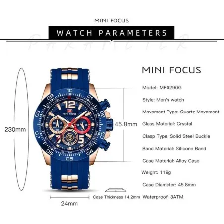 Montre Homme MINI FOCUS MF0290G - MINI FOCUS