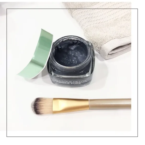 Masque visage detox L'Oréal  ARGILE PURE+ CHARBON - L'OREAL
