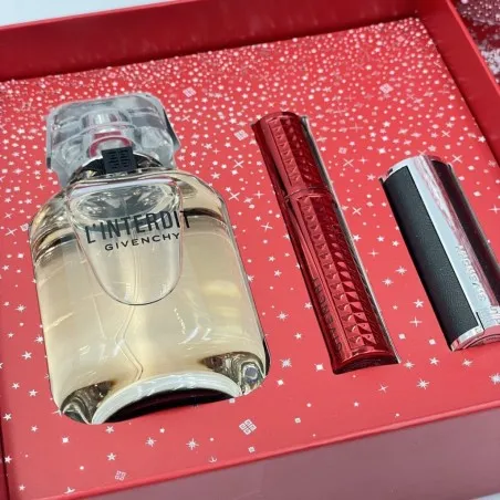 Coffret Parfum Femme GIVENCHY L'INTERDIT  MINI MASCARA + ROUGE À LÈVRES - GIVENCHY