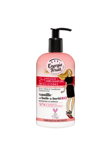 shampooing Energie Fruit 2EN1 AU VANILLE ET HUILE DE BURITI BIO - Energie Fruit