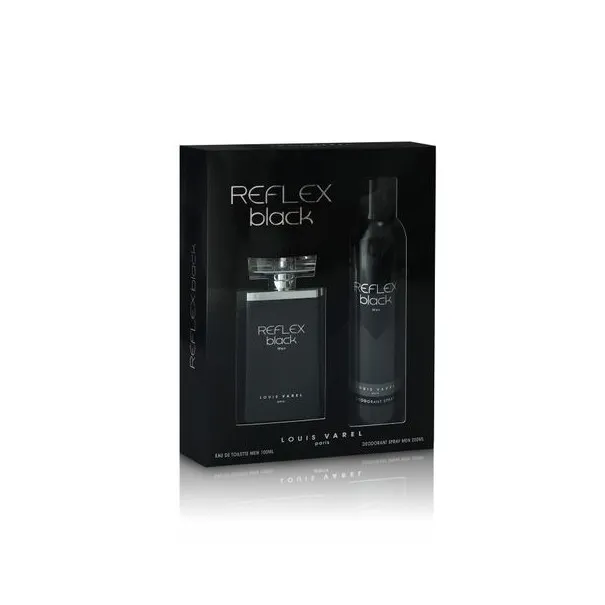 Coffret Eau de Toilette Homme louis varel REFLEX BLACK