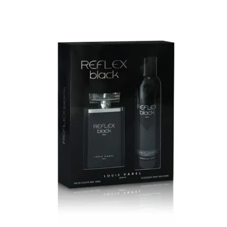 Coffret Eau de Toilette Homme louis varel REFLEX BLACK - louis varel