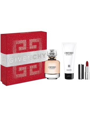 Coffret Parfum Femme GIVENCHY L'INTERDIT 50ML+ROUGE+LAIT GIVENCHY - 1