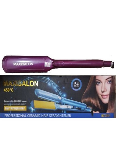 Maxisalon Plaque cheveux fer à lisser- 450° - Professionnel Maxisalon - 1