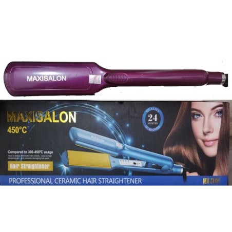 Maxisalon Plaque cheveux fer à lisser- 450° - Professionnel Maxisalon - 1