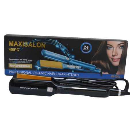 Maxisalon Plaque cheveux fer à lisser- 450° - Professionnel