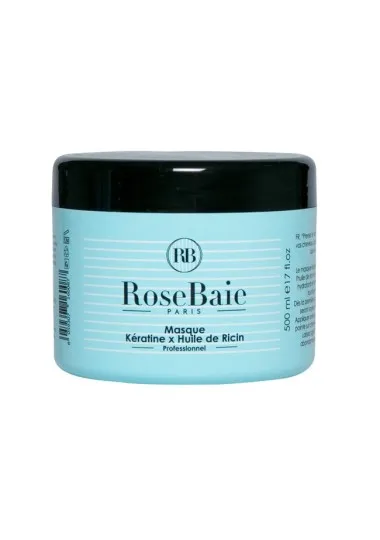 Rose Baie MASQUE KÉRATINE X HUILE DE RICIN 500ml - Rose Baie