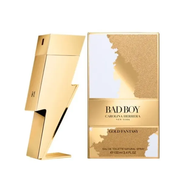 Eau de Toilette Homme CAROLINA HERRERA BAD BOY GOLD FANTASY