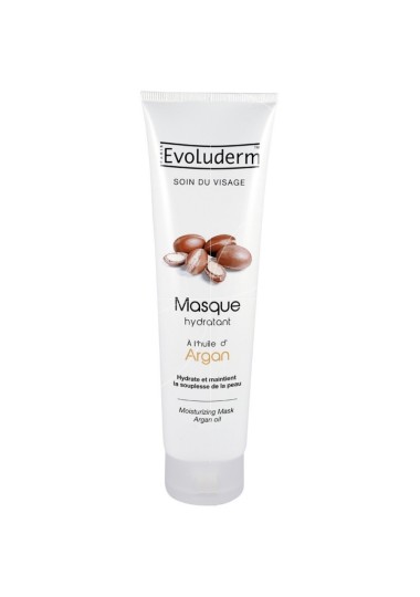Masque visage Lissant evoluderm  MASQUE HYDRATANT HUILE DARGAN - evoluderm