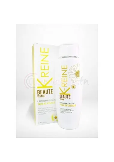 Lait Démaquillant K- REINE  BEAUTE VISAGE - K- REINE