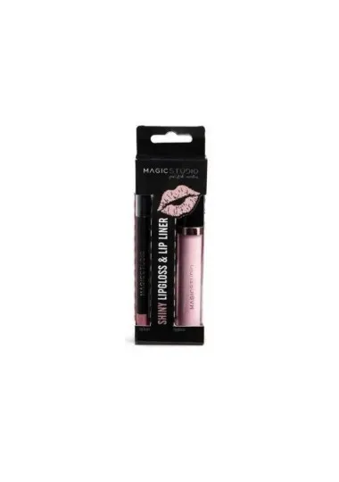 Rouge à lèvres et crayon magic studio  SHINY LIPGLOSS & LIP LINER - magic studio