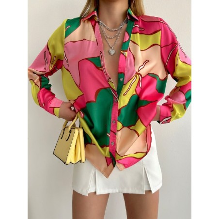 Chemise imprimée Soldes Shein - 1