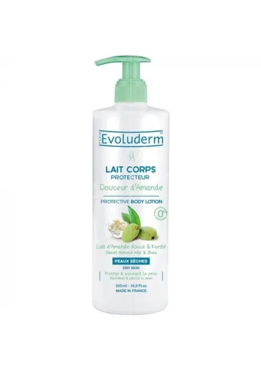LAIT DE CORPS evoluderm LAIT CORPOREL PROTECTEUR DOUCEUR D\'AMANDE - evoluderm
